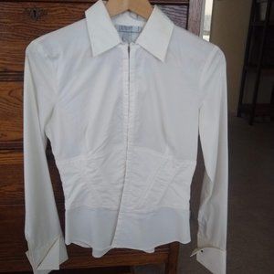 Laundry, by Shelli Segal, structured corseted collared top